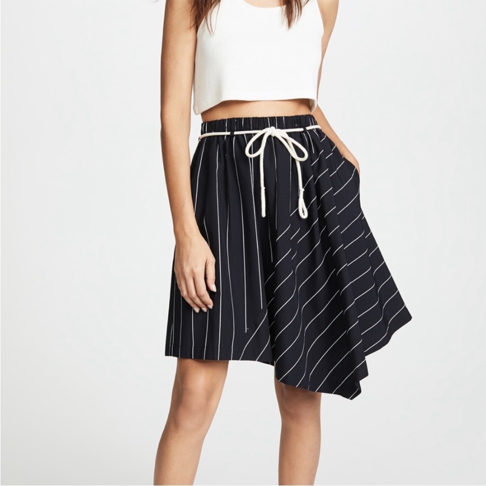 Vince asymmetric skirt with pockets